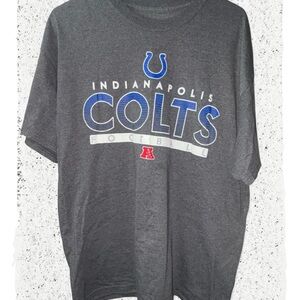 NFL Indianapolis Colts grey cotton t-shirt Size XL #NFL #gridiron